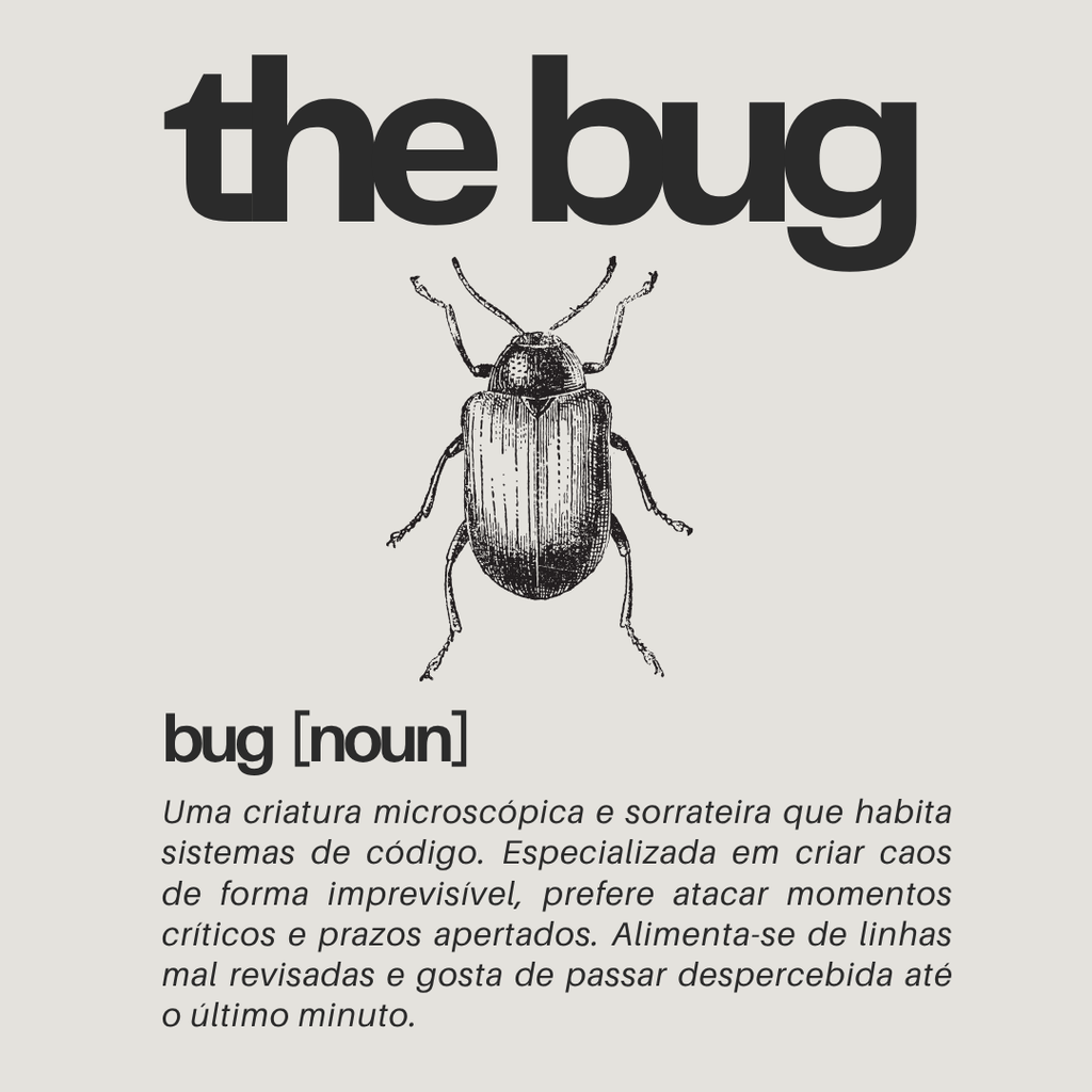 Camiseta THE BUG [NOUN]